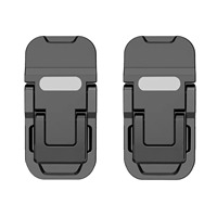 2 Pack Laptop Stand, Foldable Portable Computer Riser with Adjustable Angle, Mini Non-Slip Ergonomic Stand for MacBook, Desk