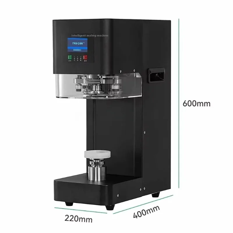 Hot Sale Custom Can Sealing Machine For Plastic Milk Tea Juice Cake Cans With Open Lids
