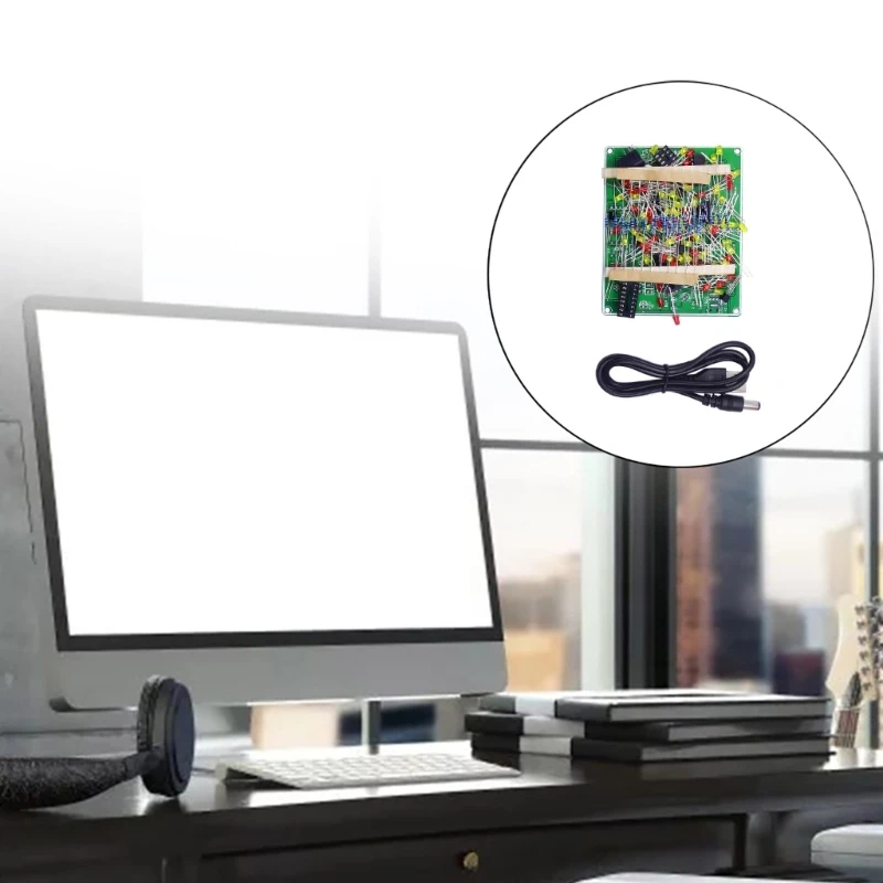 Flashing Lights DIY NE555 + CD4017 Electronic Light PCB Module