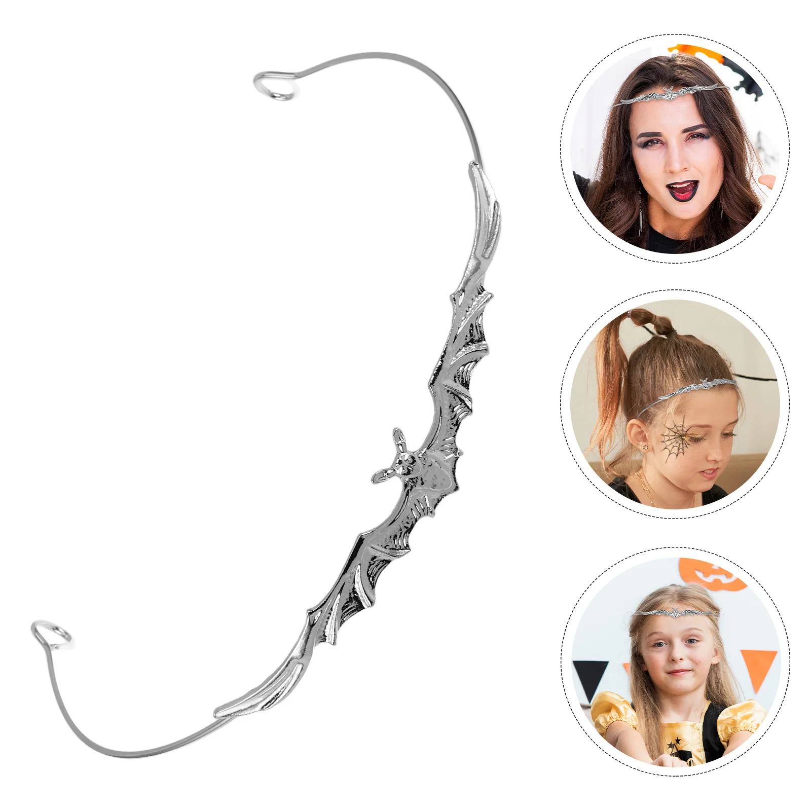 

Gothic Bat Headband Vintage Alloy Accessory For Halloween Cosplay Party Stage Performance, Bat Headband Halloween, Goth