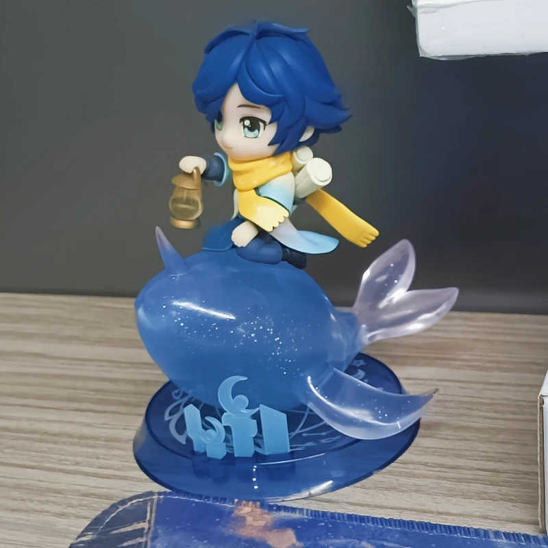 Genuíno honra dos reis jogo periférico zhuangzhou requintado personagem dos desenhos animados modelo bonito decorações de mesa brinquedo amigo feriado gif