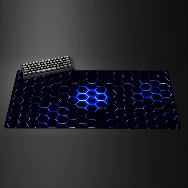 

Honeycomb diamond Game Player Computer keyboard pad Anime mouse Office accessories desk mat Rubber laptop home rug non-slip