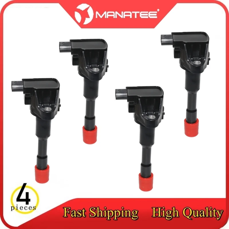 

4 pics Auto Ignition Coil for Honda CIVIC 2003 2004 2005 2006 2007 2008 2009 2010 2011 L4-1.3L CM11108 30521PWA003