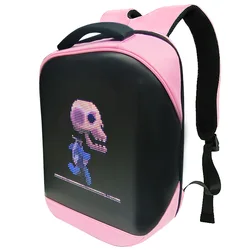 Laptop Backpack Smart LED Dynamic Backpack Waterproof Backpack Luggage Bag Cycling Travel Daypack Rucksack Personalized Gifts