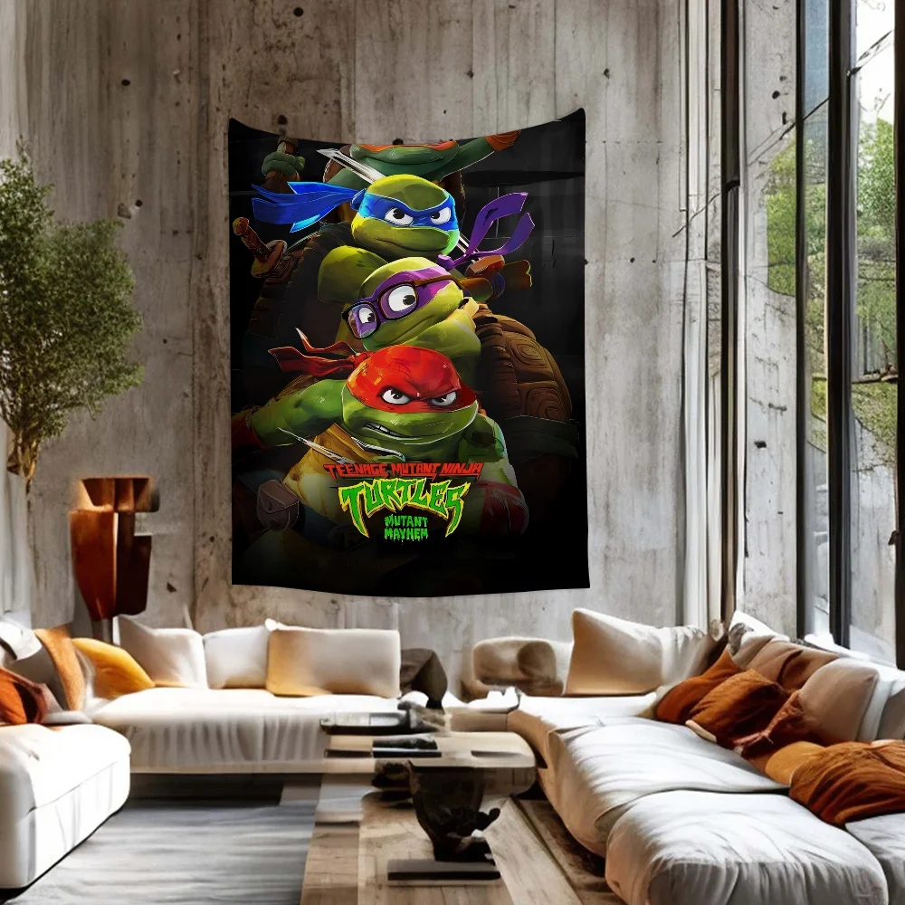 

Ninja Turtles Anime Anime Tapestry Indian Buddha Wall Decoration Witchcraft Bohemian Hippie Wall Hanging Sheets