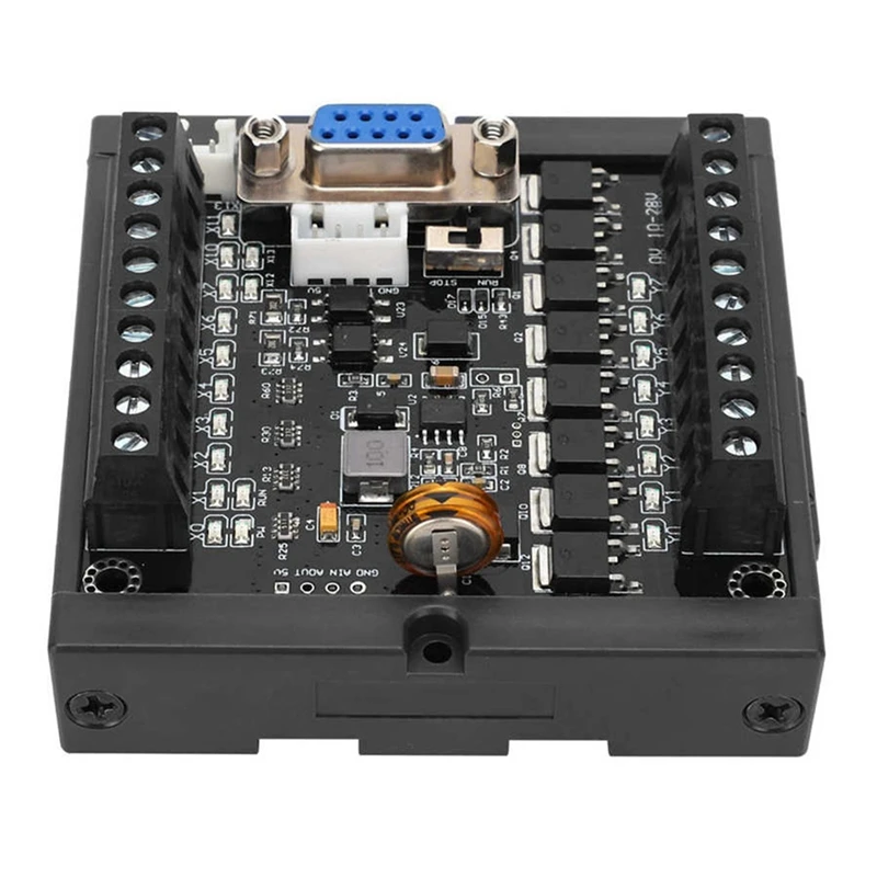 4X Programmable Controller FX1N-20MT PLC Module Regulator Industrial Control Board DC24V Programmable Logic Controller