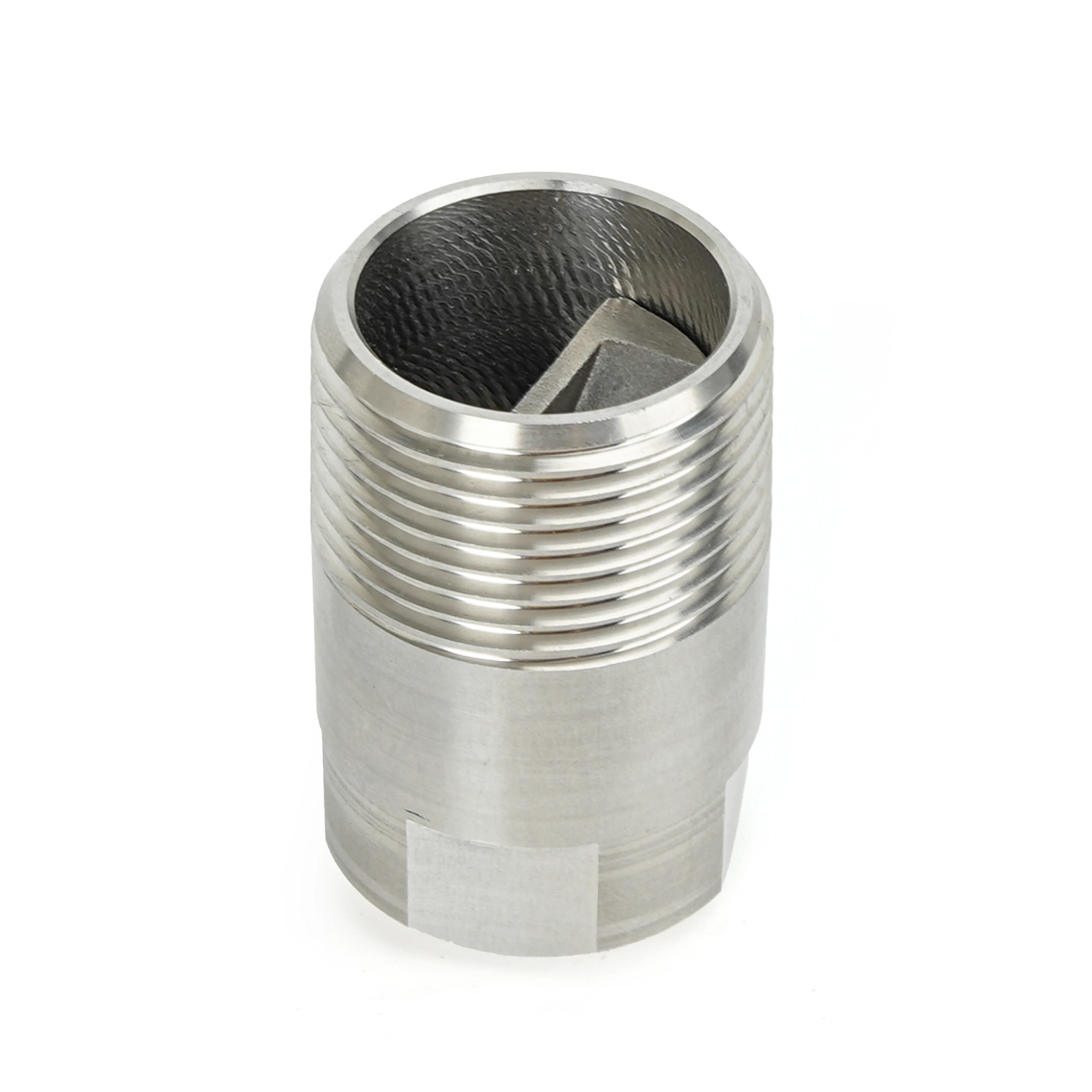 HH-W Wide-Angle Solid Cone Nozzle High-Pressure Atomizing Humidifying and Dust-Removing Nozzle 120 Degree Stainless Steel