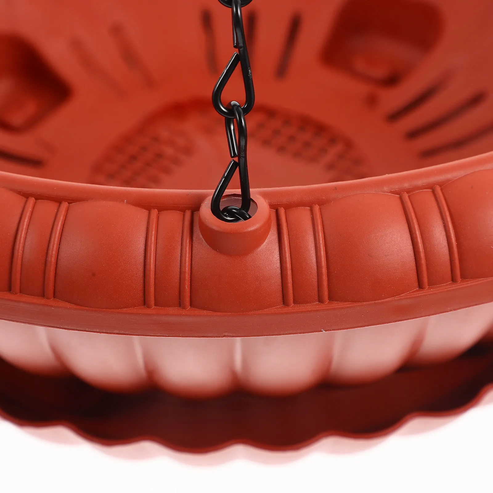 3Sets Hanging Flower Pots Heavy Duty Frost Sun Resistant Plastic Hanging Planter for Home Garden Decor Indoor Outdoor Plant