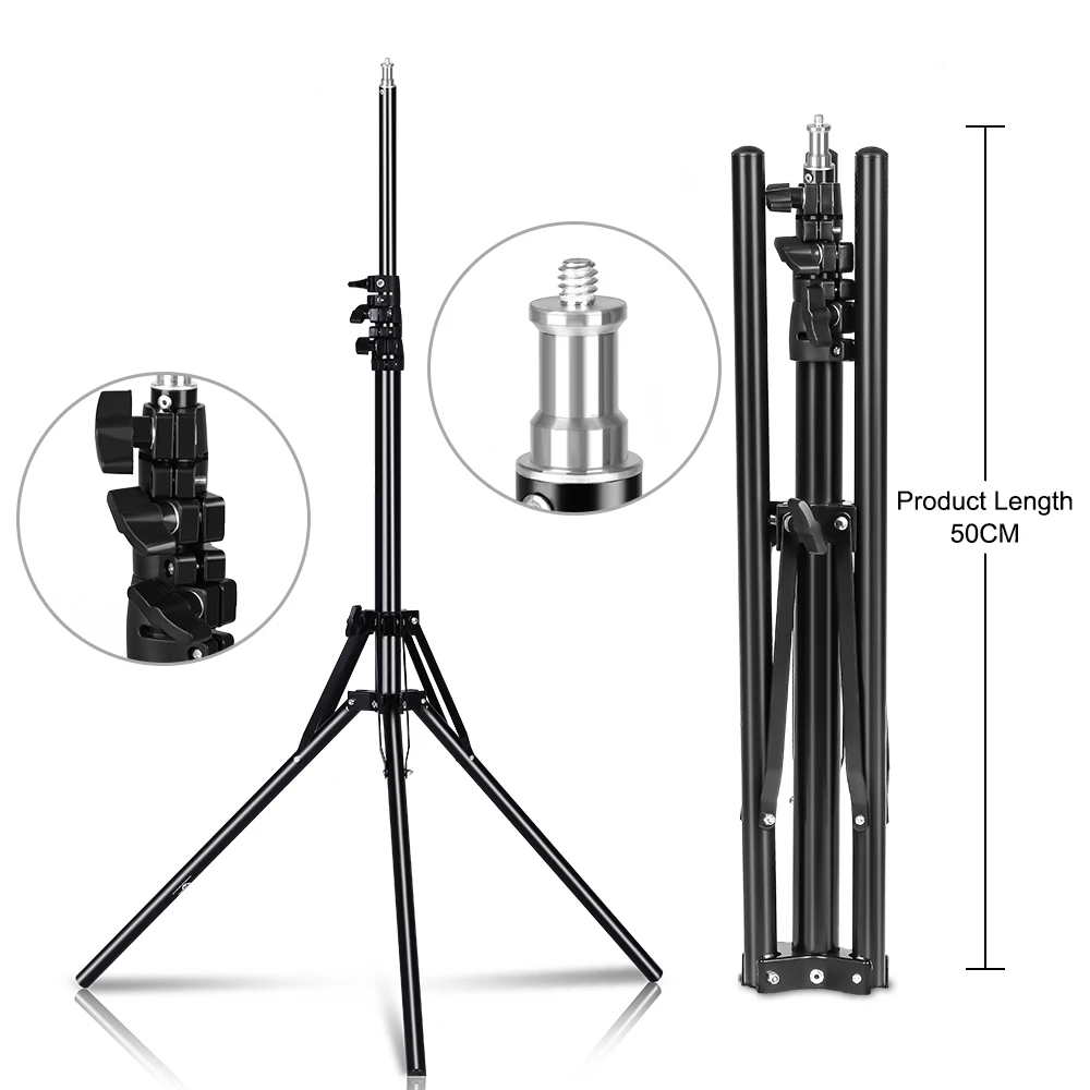 

184cm Photography Lightweight Selfie Stick Tripod Stand With 1/4 Screw Head Bearing Weight 6KG Photo Studio Tripods