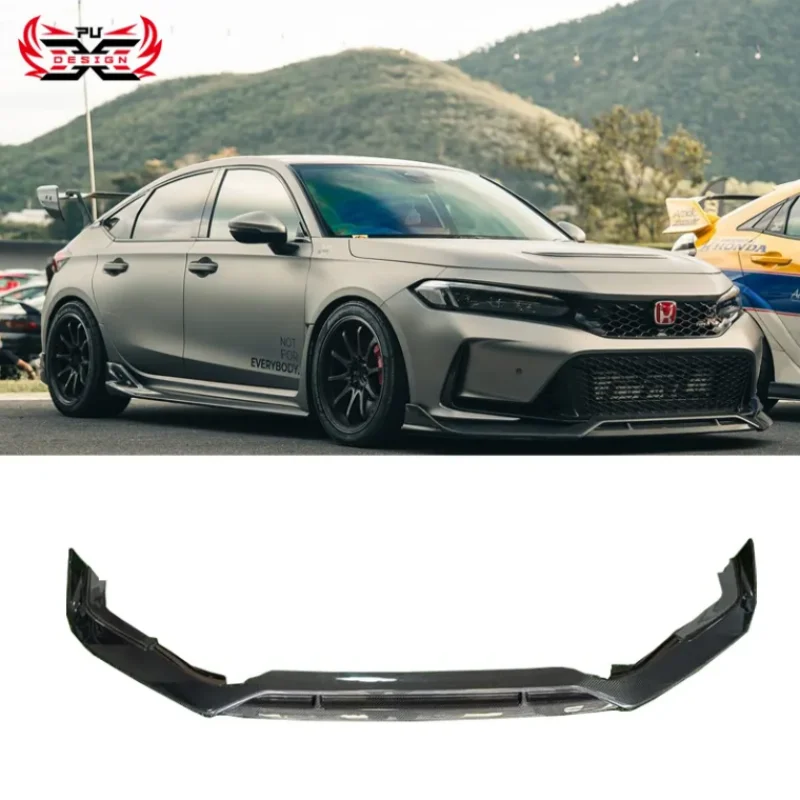

For Honda Civic FL5 Typ High Quality AD Style Carbon Fiber Front Lip E Front Splitter Bumper