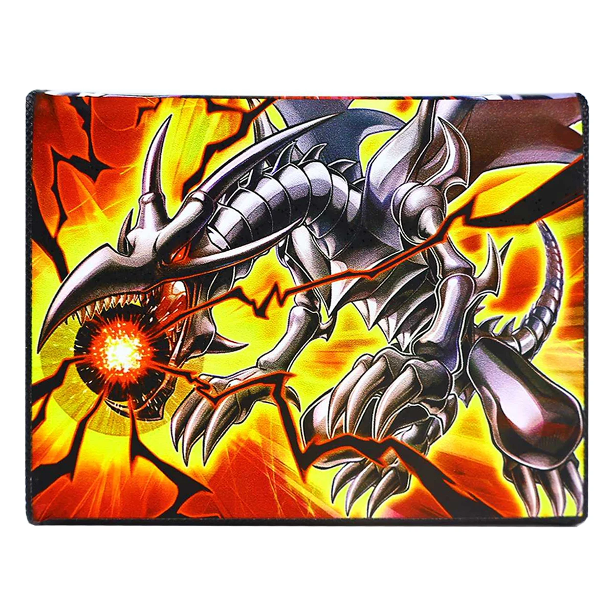 

Ю-Ги-О! Кожаный ящик для хранения карт Red-Eyes Black Dragon WS OPCG PTCG YGO, коробка для хранения магнитных карт, аниме, подарочные игрушки