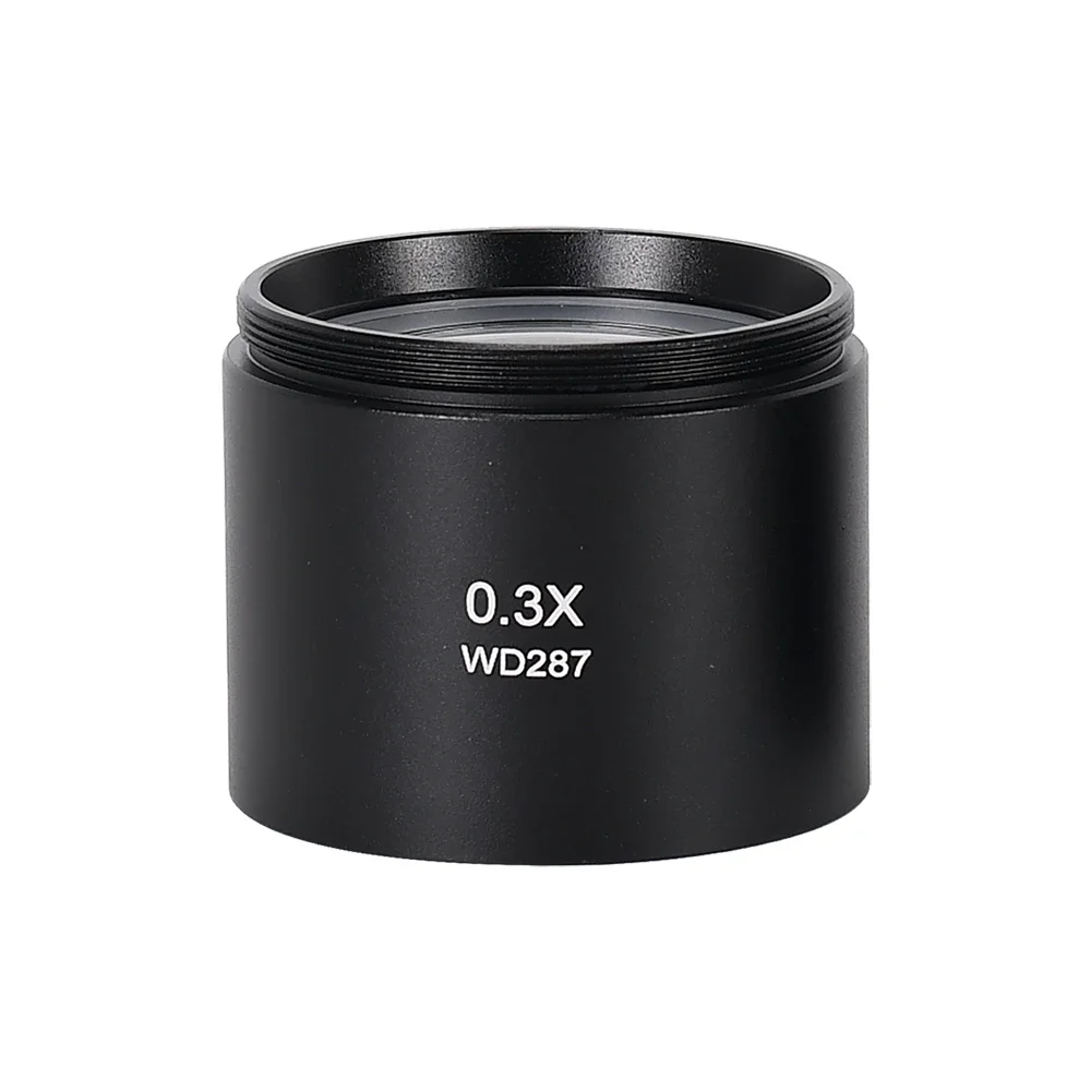 

0.3X Stereo Microscope Auxiliary Objectives Thread M 48mm For Zoom Stereo Binocular Trinocular Microscope