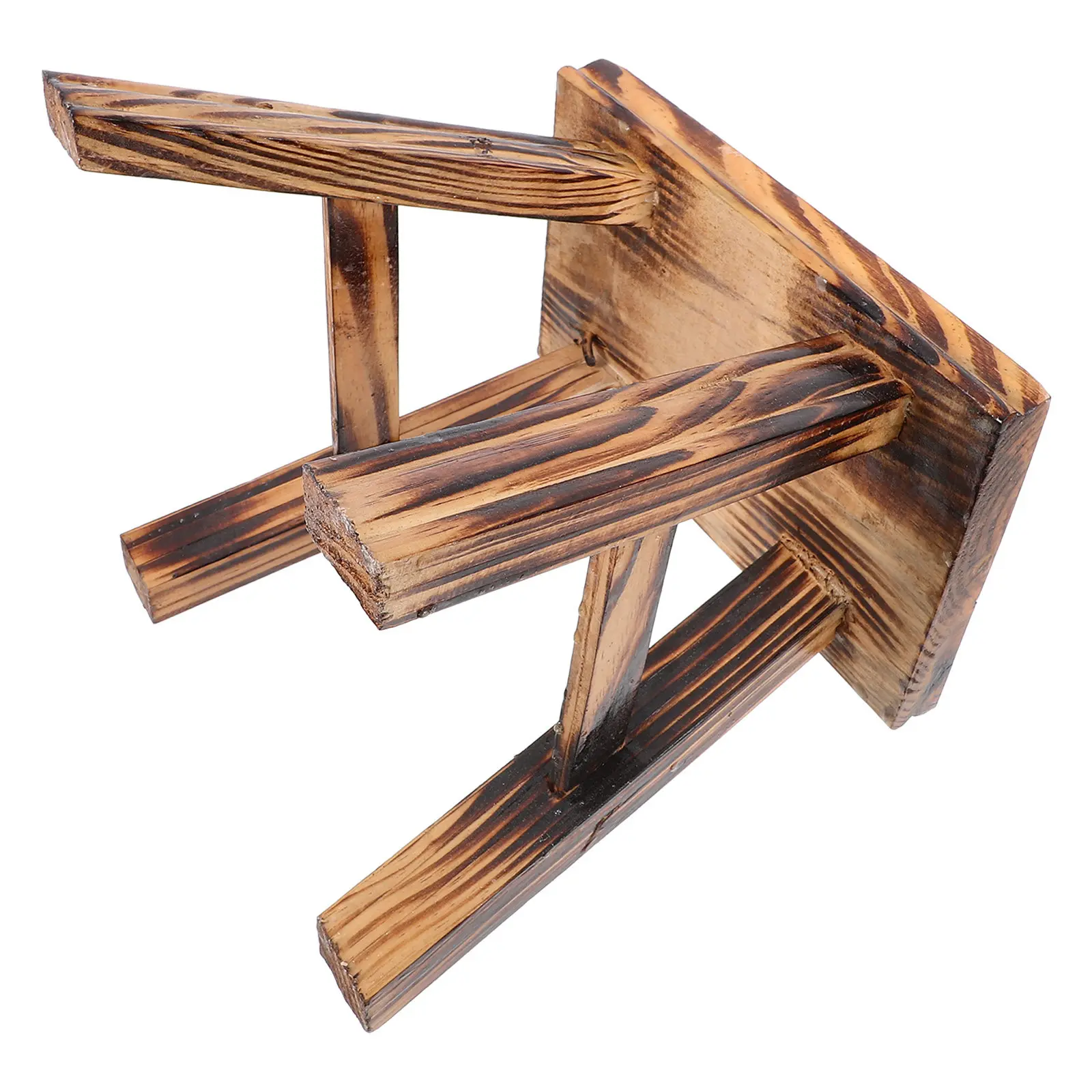 

Solid Wood Small Stool Minimalist Low Footstool for Home Dorm Entryway Shoe Changing Plant Stand Side Table Compact Lightweight