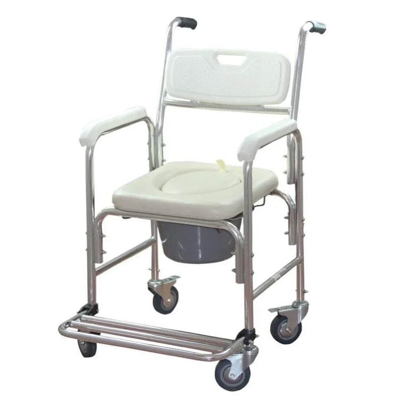 Unique Handle Portable Lifting Seat Elderly Chair Commode Toilet Walker Wheelchair Duschstuhl Mit Rückenlehne Potty Adults