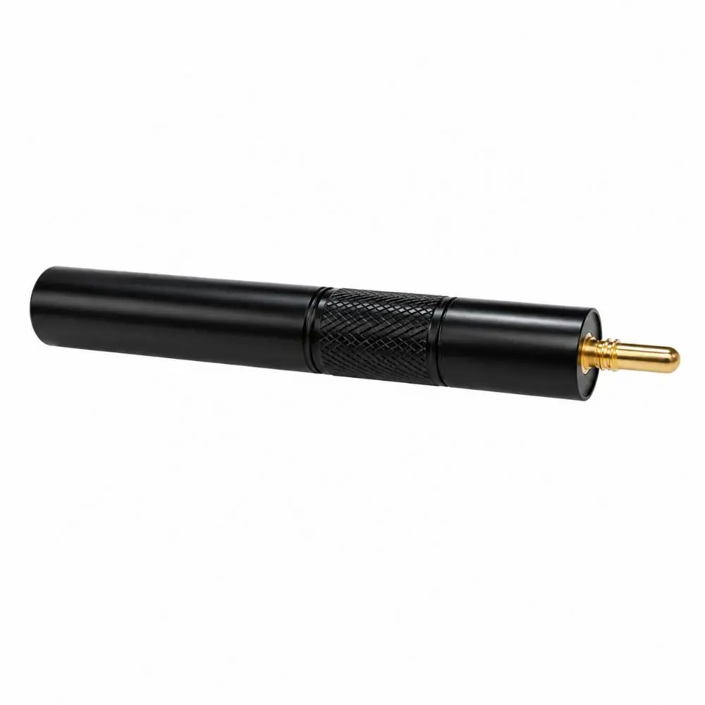 Aluminum Alloy Pool Cue Extension Threaded Connector Telescopic Structure Billiard Extender Slim Cylindrical Body