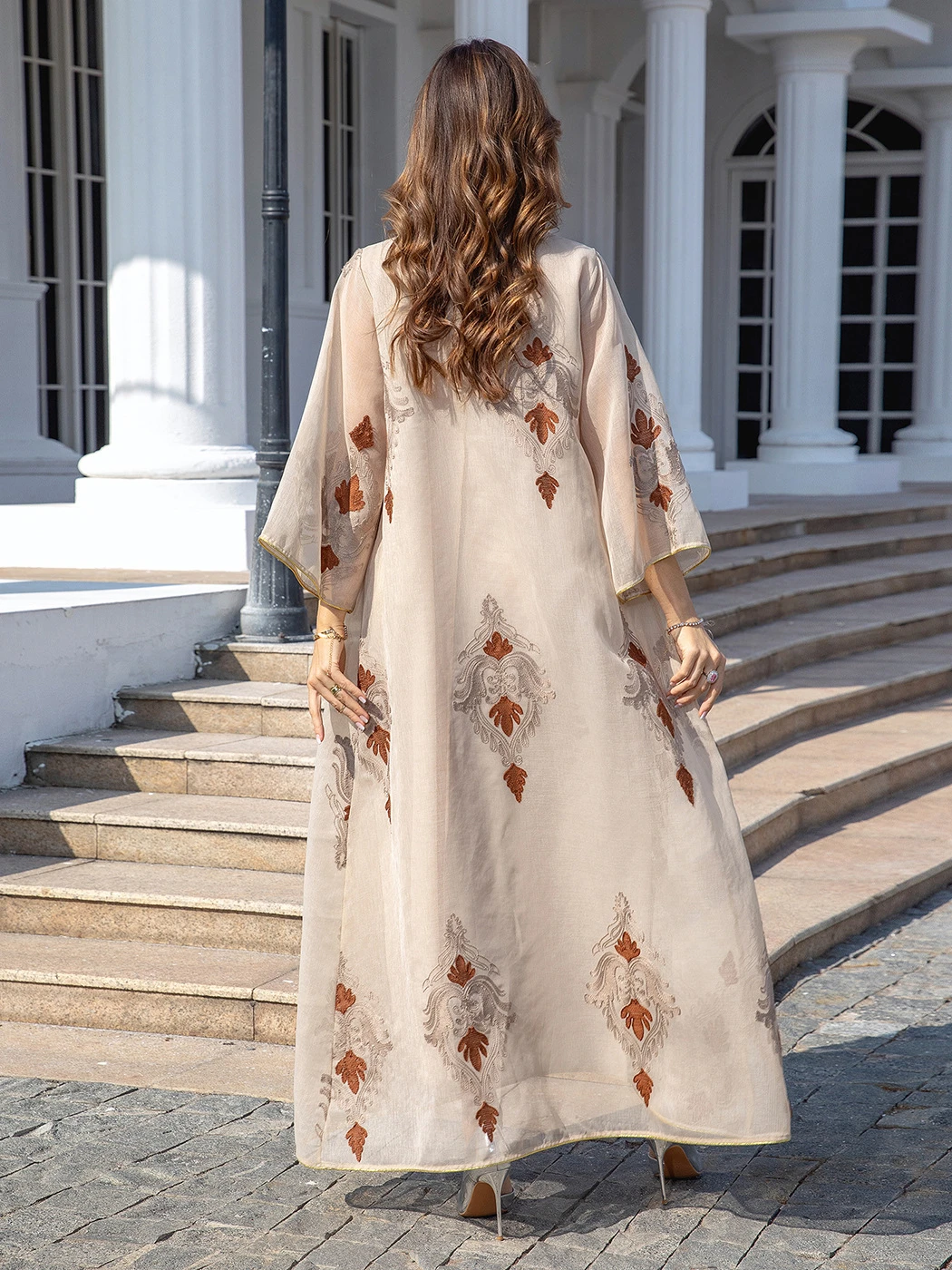 Modest Dress Ramadan Morocco Abaya Eid Muslim Women Sequins Dresses Vestidos Saudi Jalabiya Party Abayas Kaftan Arabic Robe 2024