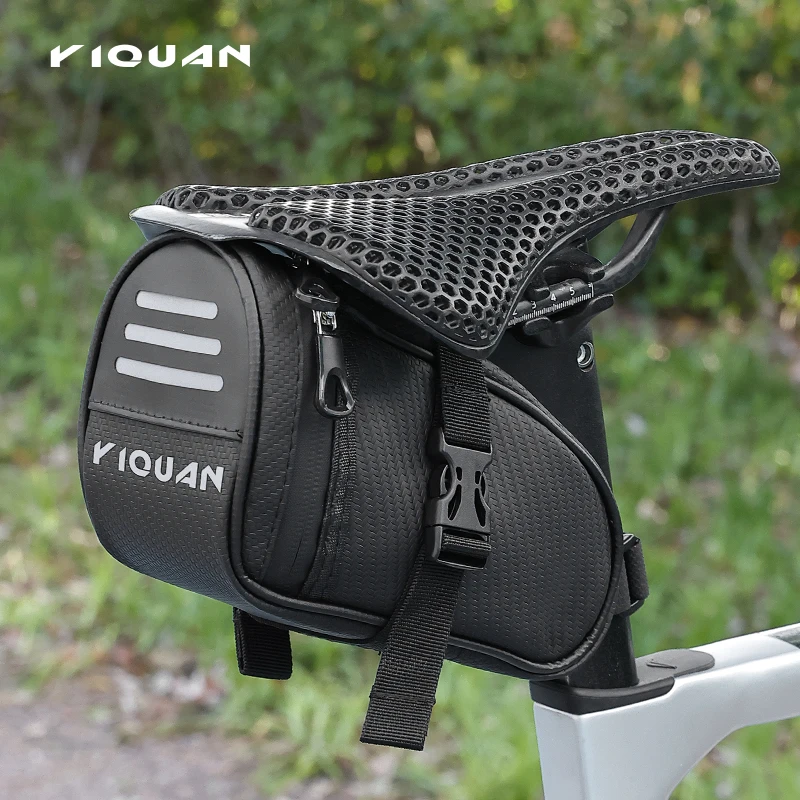 

YIQUAN Rear Seat Bag for Mountain Bikes and Road Bikes, Portable Mini Tool Bag, Cycling Saddle Bag, Cycling Gear