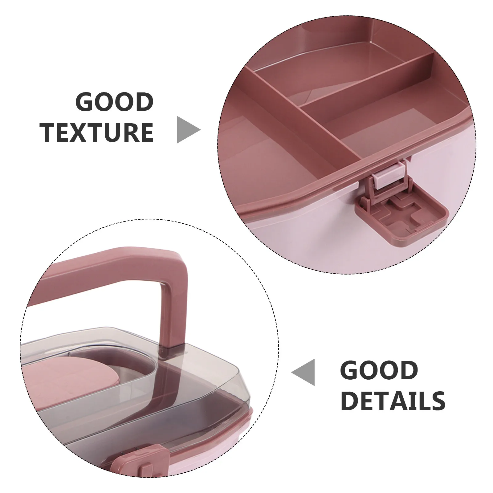 Medicine Storage Box Portable with Handle Lightweight Compact Design for Travel Outdoor Home Use Pill Case Supply