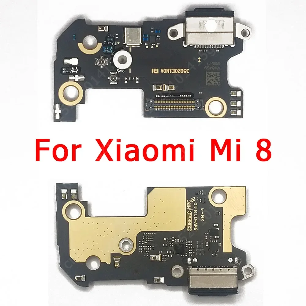 Charging Port For Xiaomi Mi 8 Lite 8 SE Mi8 Pro Charge Board Usb Connector Flex Cable Replacement Pcb Spare Parts