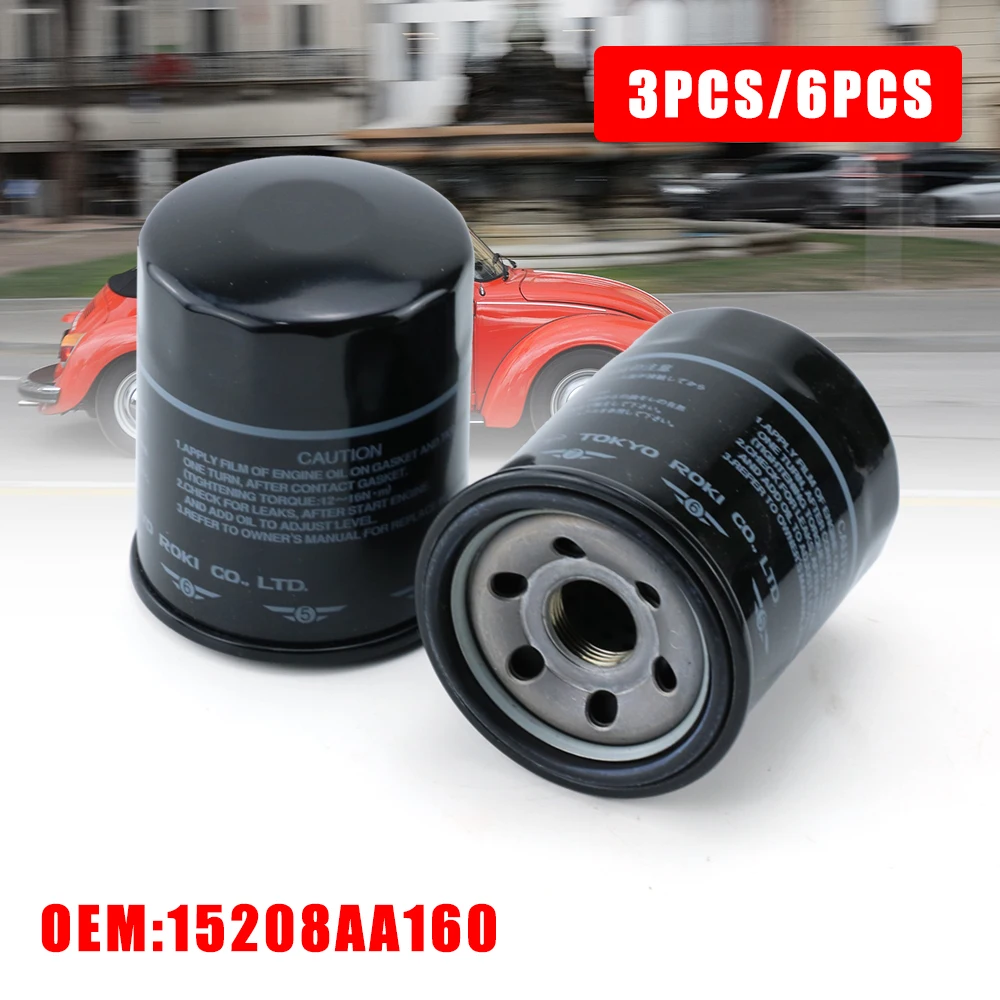 1PC/2PCS 15208AA160 Set Engine Oil Filter Replacement of Accessories