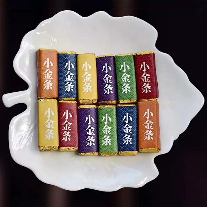

Small Gold Bars Classic Pu erh Packaging Paper Yunnan Dianhong High End Pu'er Cotton Paper Puer Square Brick Customized wholesal