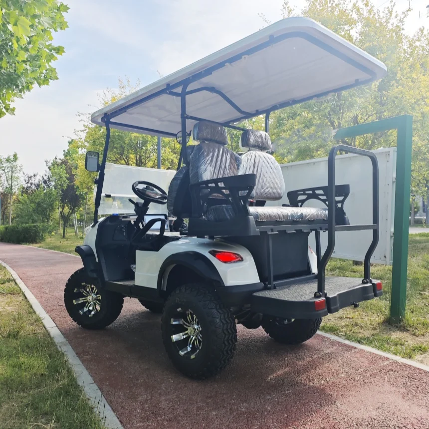 

2025 New Off Road Golf Carts 4 Seater Golf Trolley Lithium Battery Electric Golf Cart Electric Car 4 Passenger Street Legal