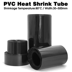 Width 30mm 35 45 50 60 ~110mm PVC Heat Shrink Tube Pack 18650 Lipo Battery Insulated Film Wrap Lithium Case Cable Sleeve 2 Meter