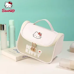 Sanrio Officially Licensed Hello Kitty Large Handbag Travel Makeup Bag Personalized Light Toiletry Bag Cute High-Capacity New