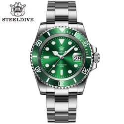 STEELDIVE SD1953 Stainless Steel Two-Tone Dial NH35 Watch Steeldive Top Brand Sapphire Glass Men Dive Watches reloj hombre