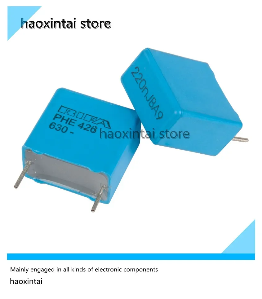 10 peças 0.22uf 224 630v 220nf método de força rifa série phe426 0.22uf 224 630v 220nf capacitor de filme sem eletrodo de áudio