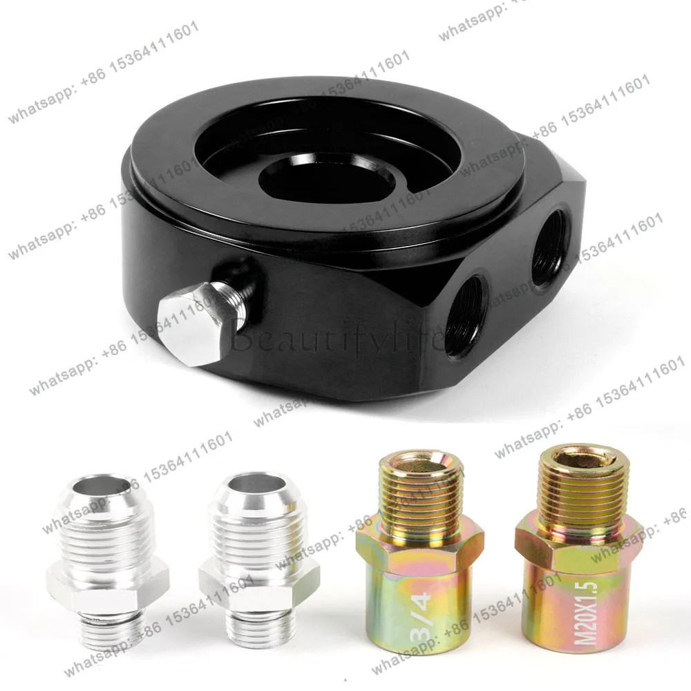 TOOL  cross-border car modification oil cake oil thermometer pressure instrument adapter seat AN10 hydraulic parts