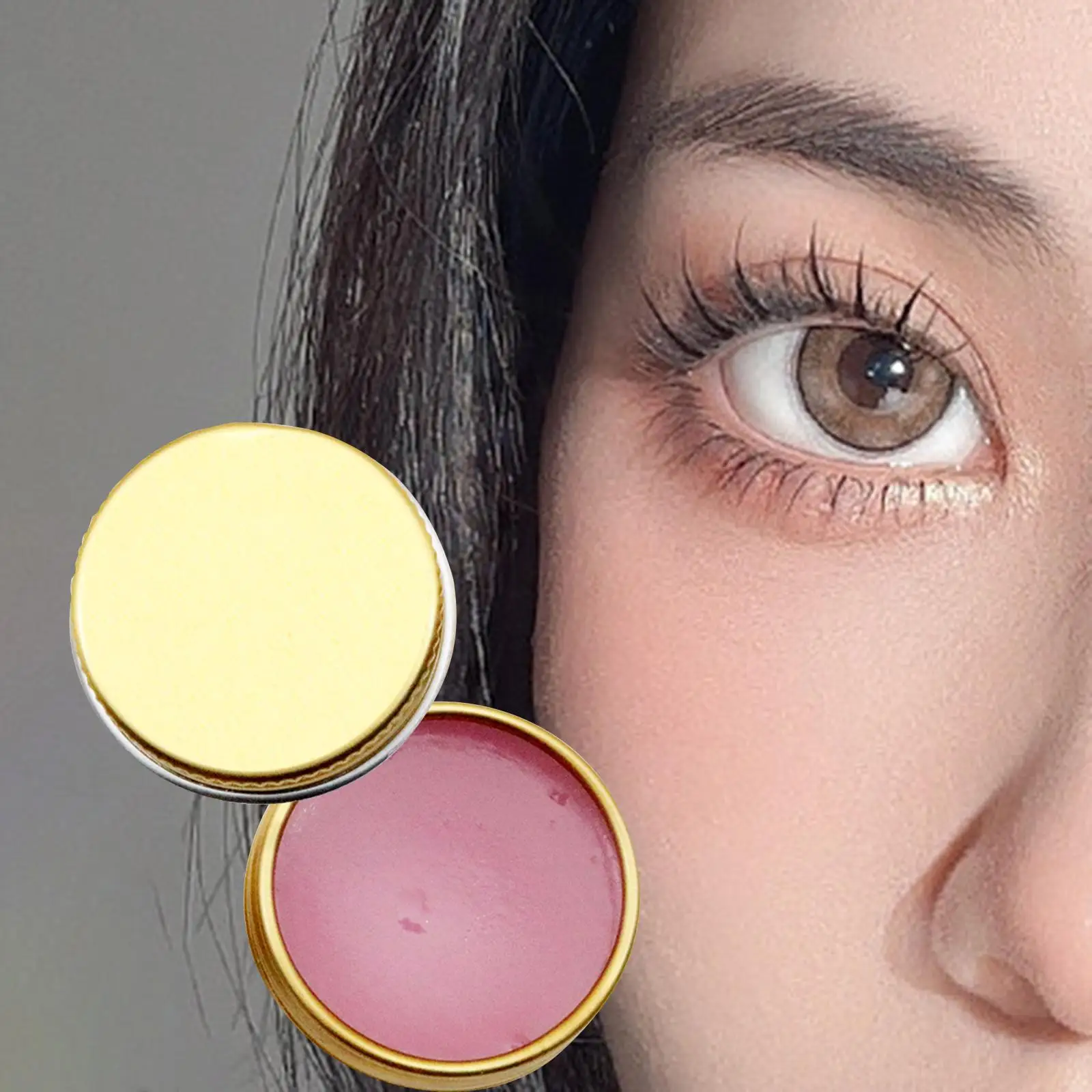 กาวบาล์มยกขนตาแบบมืออาชีพ อุปกรณ์เสริมความงาม กาวติดขนตาชนิดครีมเสริมความแข็งแรง ติดแน่น 10 กรัม สีชมพู สำหรับร้านเสริมสวย ดัดขนตาถาวร