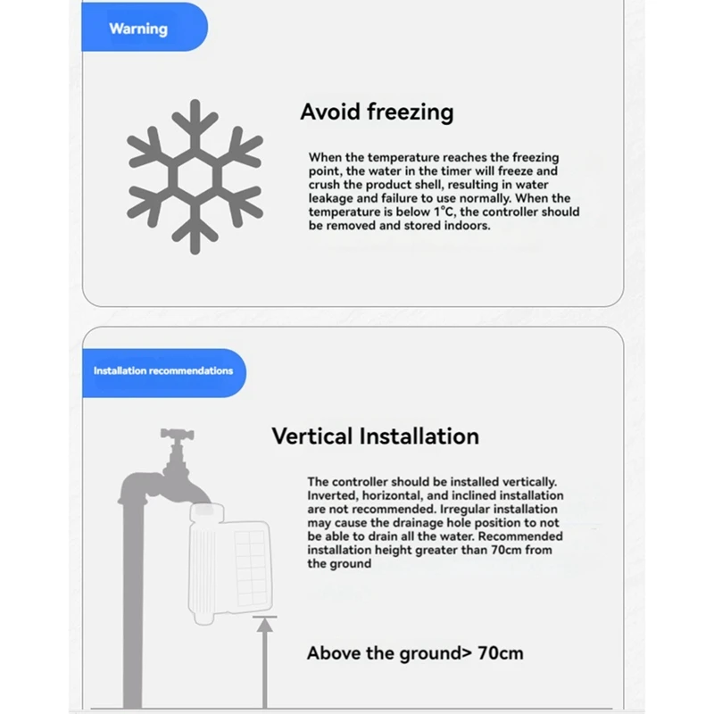 WiFi Solar Waterer, Smart Garden Timer, Sprinkler, Controlador de Irrigação Automática, Ferramenta de Rega para Exterior