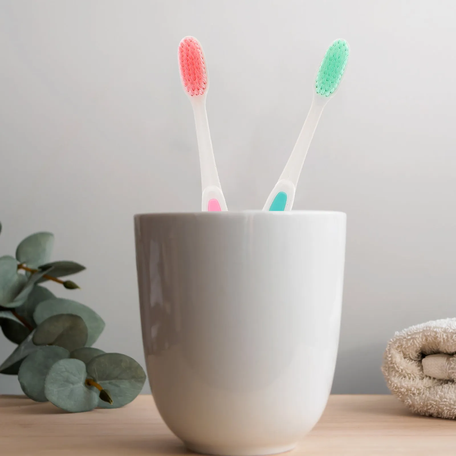 

4Pcs Ultra Nano Toothbrush Set Soft Flexible Bristles for Effective Teeth Cleaning Ergonomic Design Daily Use