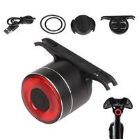 Bicycle Tail Light LED Smart Bikt Rear Sensing Light High Lumen Back Brake Lamp For Riding Mountain Road Daily Commuting Camping