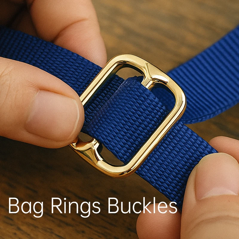 

5-20Pcs 20-50mm Metal Tri-Glide Slider Buckles Backpack Webbing Adjuster Clasp Pet Collar Rectangle Loops DIY Hardware Accessory