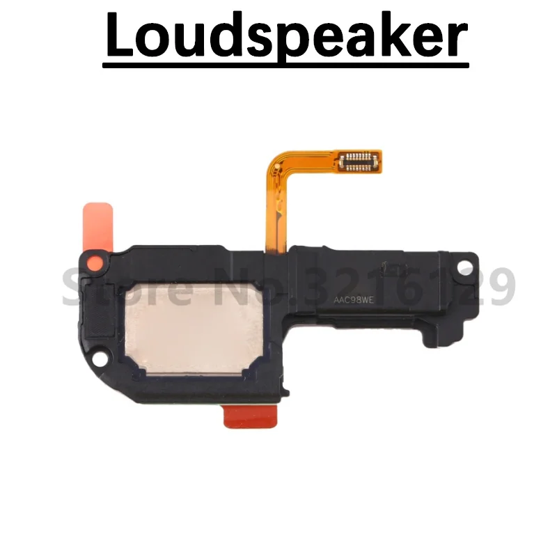 For Huawei P40 Pro Loudspeaker Earpiece Speaker Ringer Buzzer SIM Card Board Fingerprint Sensor On/Off Charging Port Flex Cable