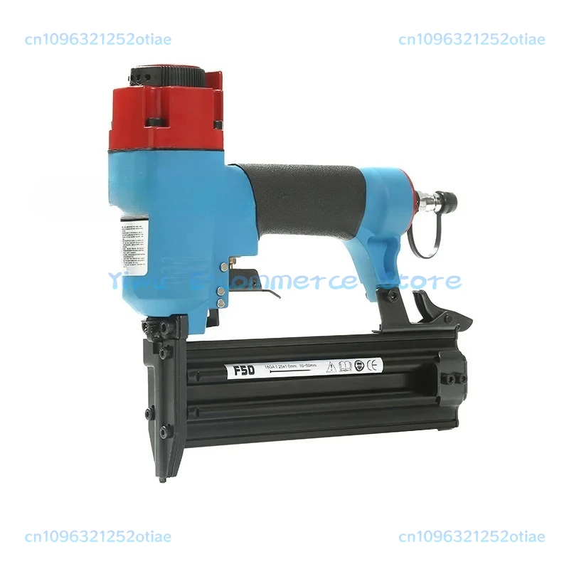 Nail Gun Pneumatic Straight Nail Gun F50 Air Nailer Gun 10-50mm Pneumatic Power Tool For Woodworking