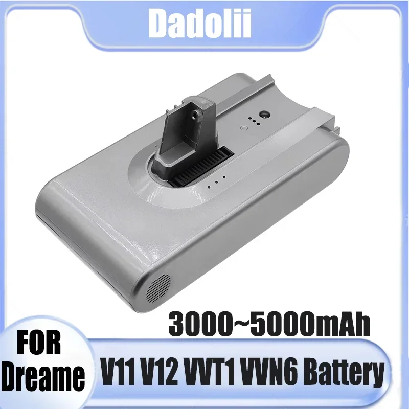 

For Dreame V11 V11SE V12 VVT1 VVN6 VVA1 Wireless Vacuum Cleaner 5000mAh Battery Pack Replacement