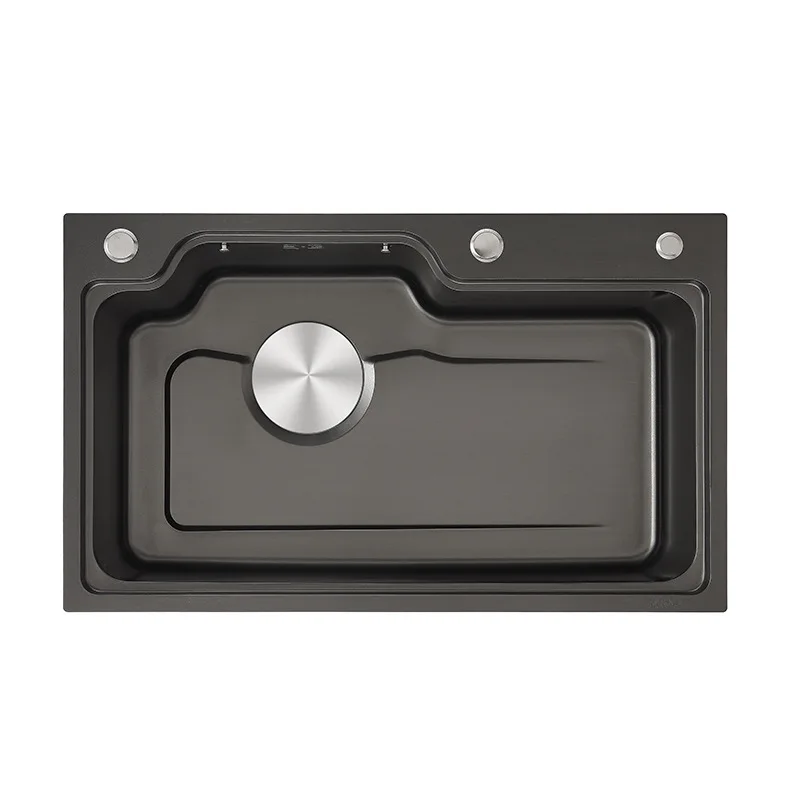 

Раковина для овощей из нержавеющей стали Многофункциональная ручная мойка для овощей Большая одиночная Бытовая кухня