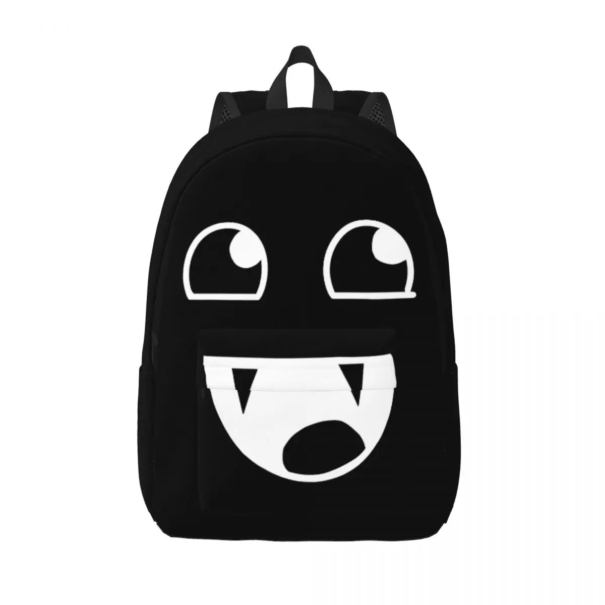 حقيبة ظهر مضحكة Domo Kun Face للرجال والنساء كاجوال للعمل الطلابي حقيبة ظهر Meme Anime Doll للكمبيوتر المحمول من القماش خفيفة الوزن