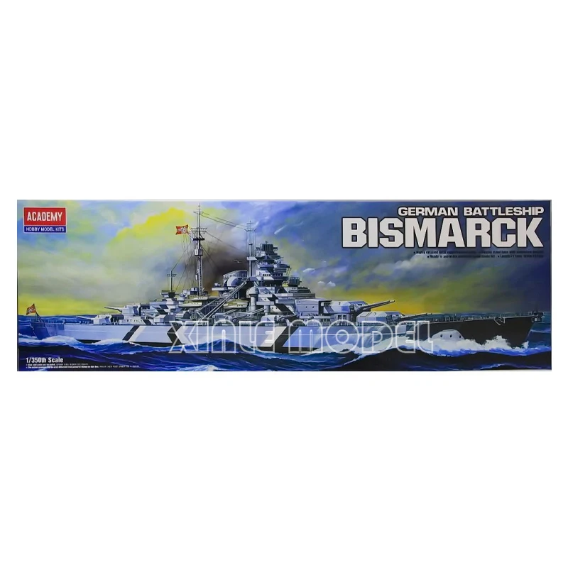 

Academy Ship Model Kit 14109 Bismarck Battleship 1/350
