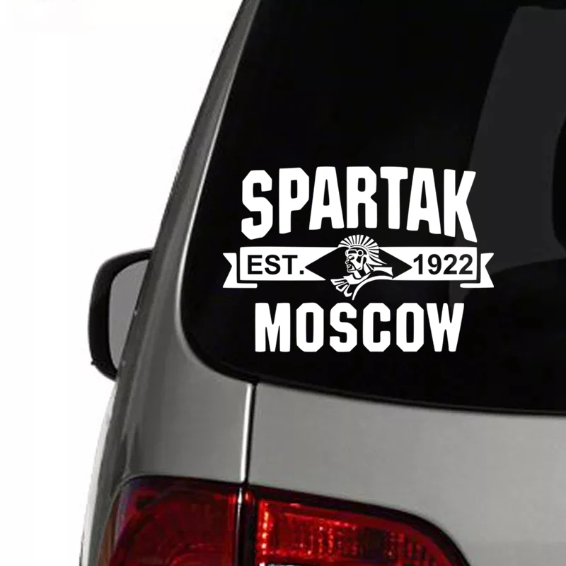 YUIN Funny Spartak Moscow Car Sticker Personality Cars Accessory PVC Body Window Decoration Decal Waterproof Anti-UV Stickers