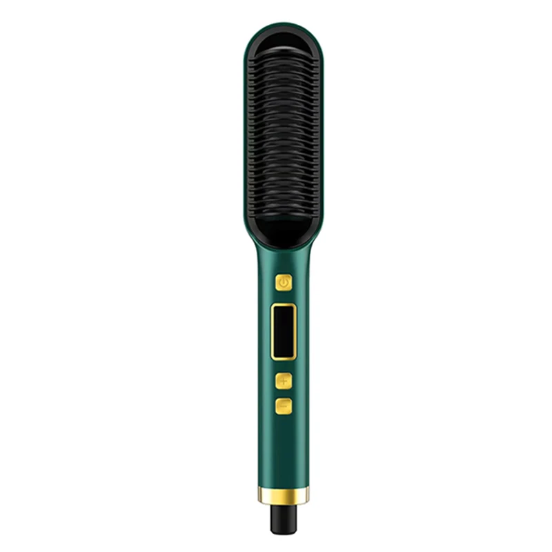 High Quality Electric Straighten Hair Brush Professional Curler Straightener Comb Fashion Fast Heating Ceramic Hair Straightener
