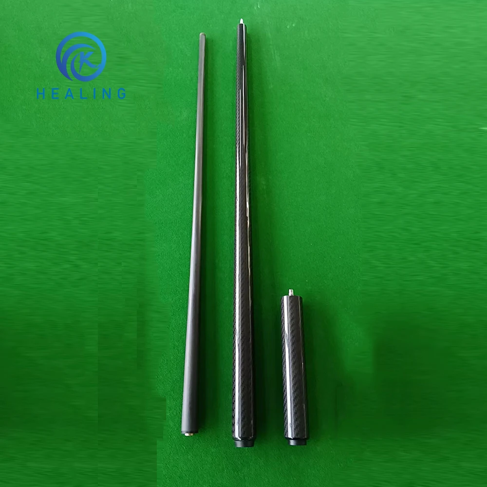 100% Real  Carbon Fiber Play Cue Carbon Shaft & 3K Twill Butt  Unilock Joint Billiard Cue Break Cue  With Carbon Extension  Hot