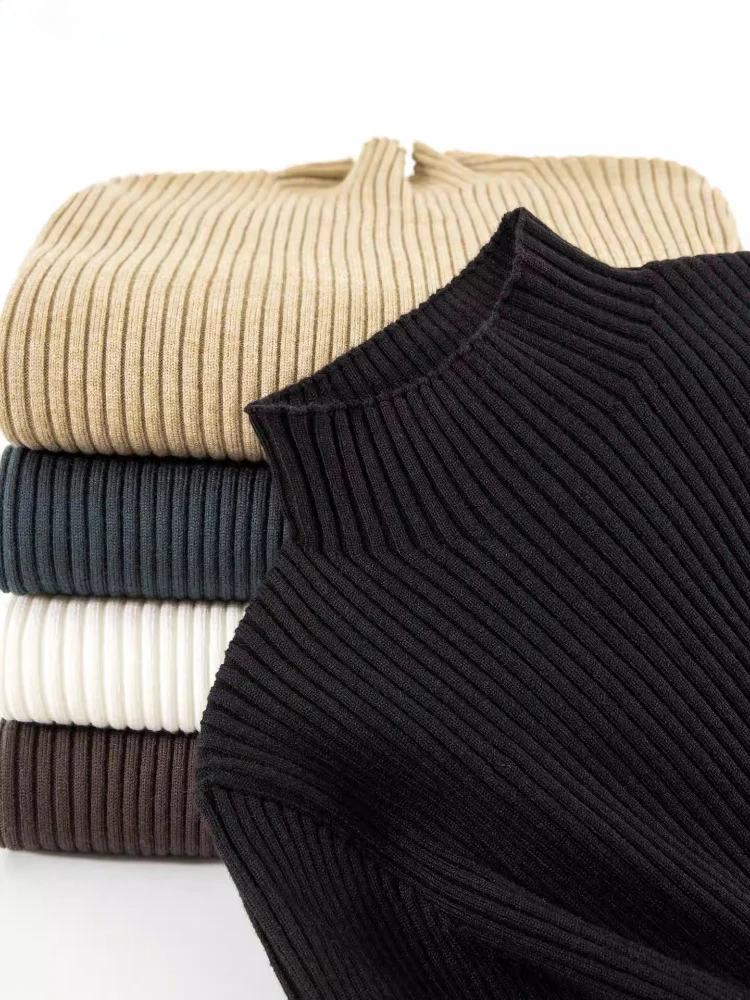 

2025 Autumn Winter Sweater Women Pullovers Long Sleeve Casual Turtleneck Chic Warm Basic Sweater Knit Jumpers Top