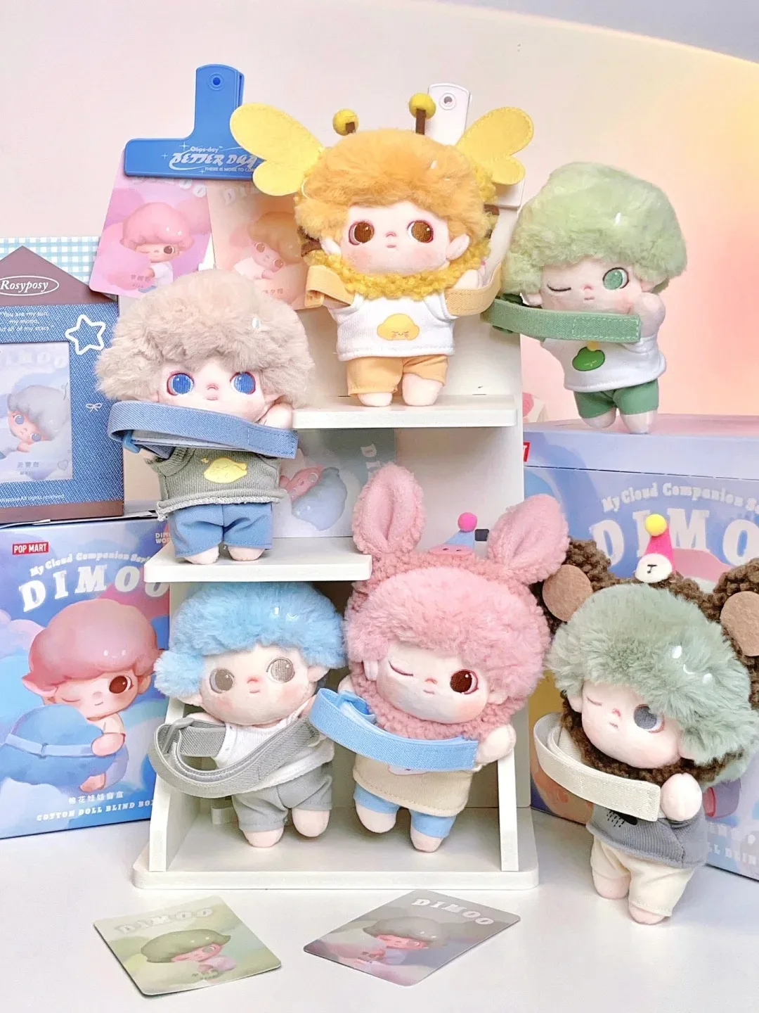 

Оригинальная серия Popmart Dimoo My Cloud Companion, кукла, глухая коробка, рюкзак, подвеска, аксессуары, ремешок, загадочная коробка, рождественский подарок для девочек