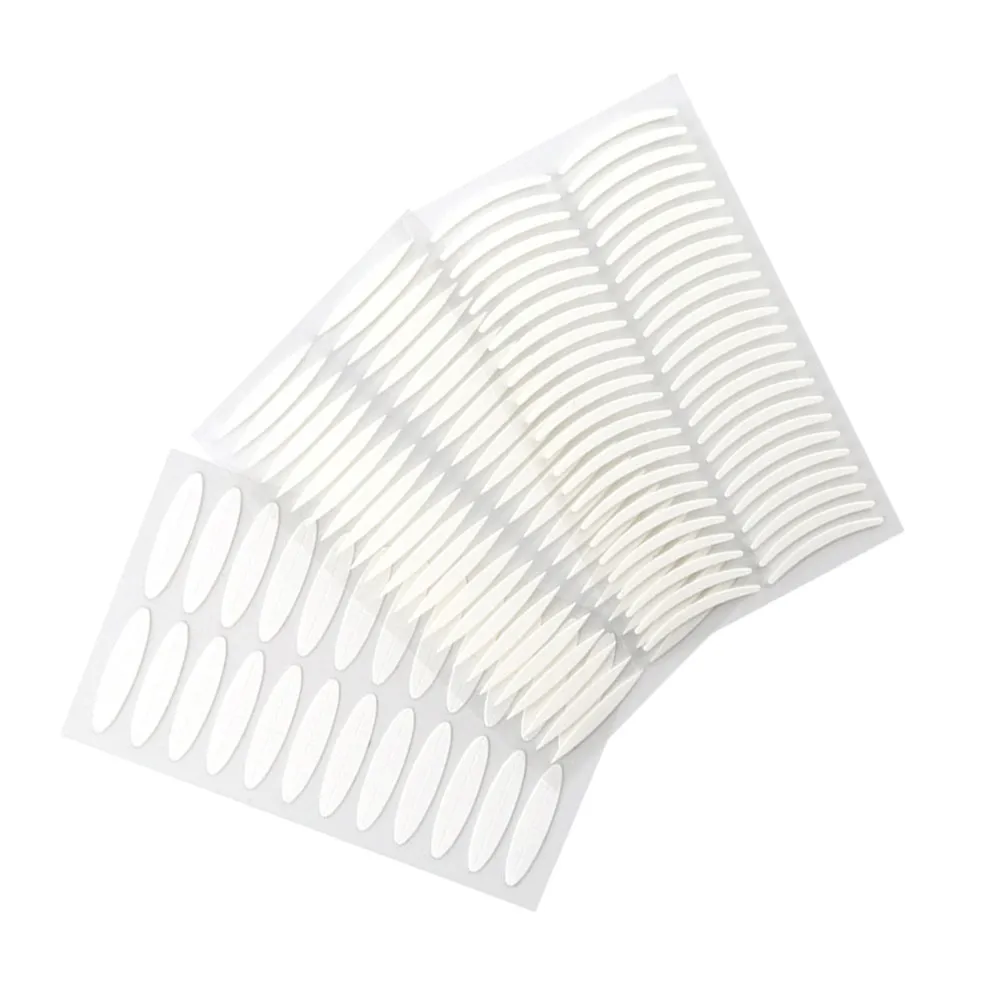 60 Sheets Double Eyelid Tape Natural Invisible PE Eyelid Stickers Easy to Apply and Remove Lightweight Makeup