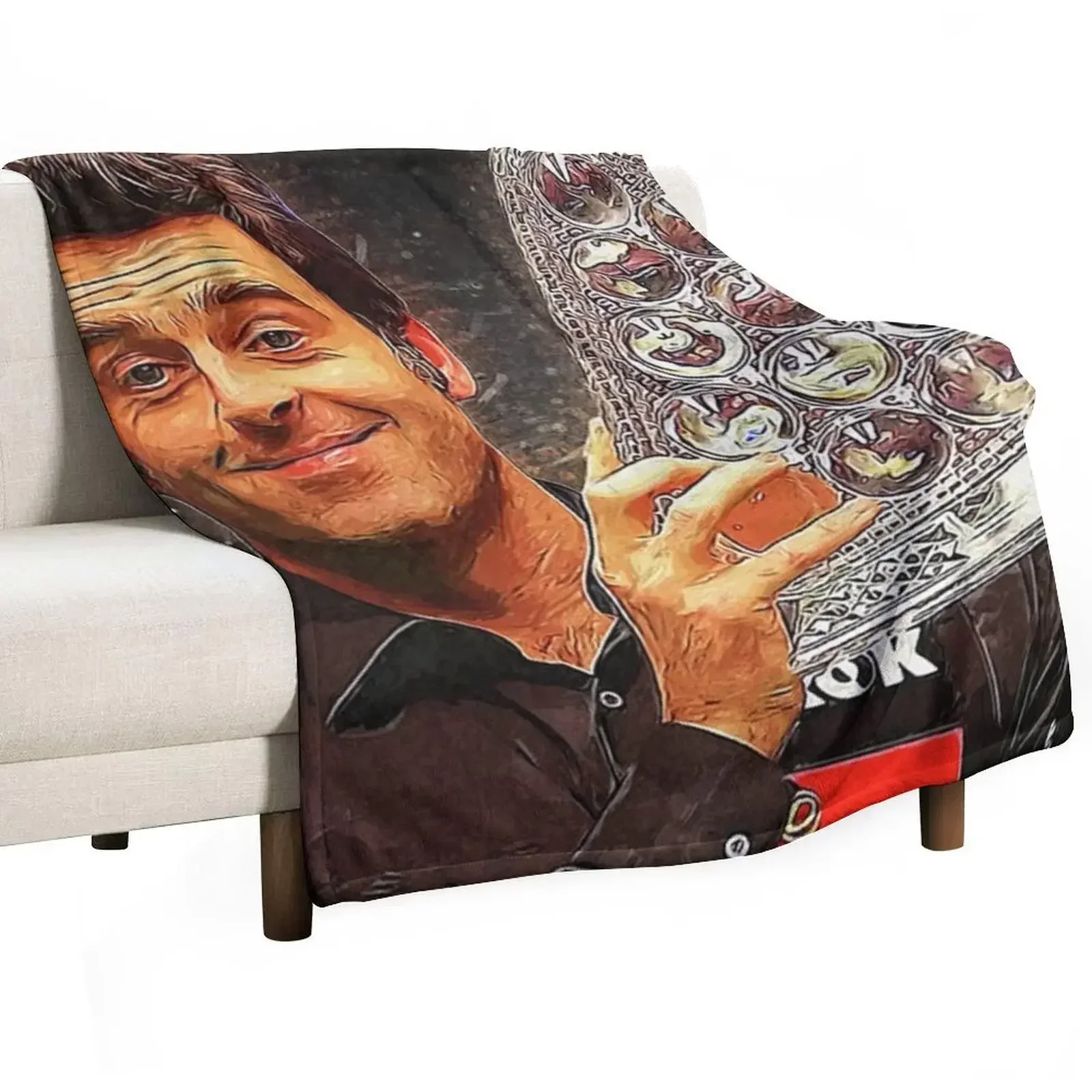 The Rocket Ronnie O'Sullivan Throw Blanket Designers Comforter Blankets