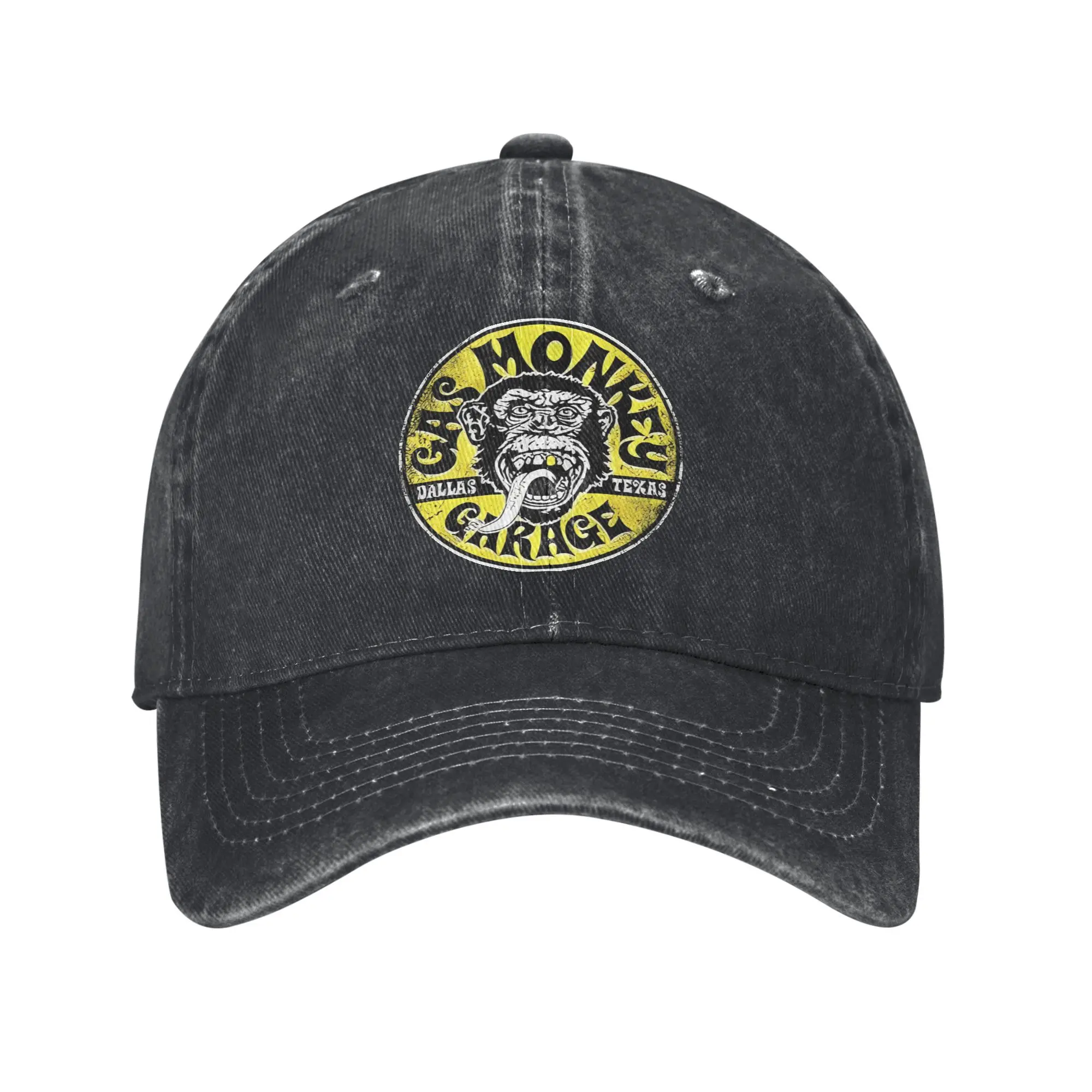 

Fashion Gas Monkeys Garage Printed Baseball Cap Sun Sport Hot Sale Washed Trucker Hat Female Male Custom Logo Baseball Caps